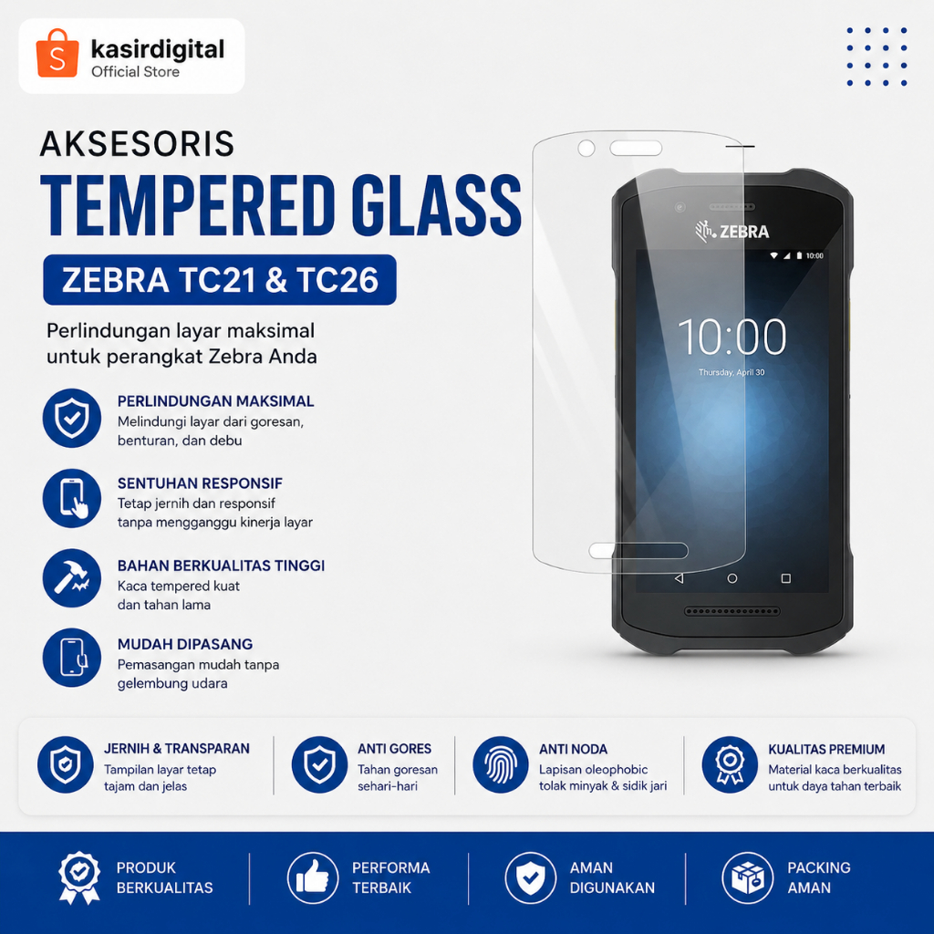 Zebra TC21 TC26 Screen Protector