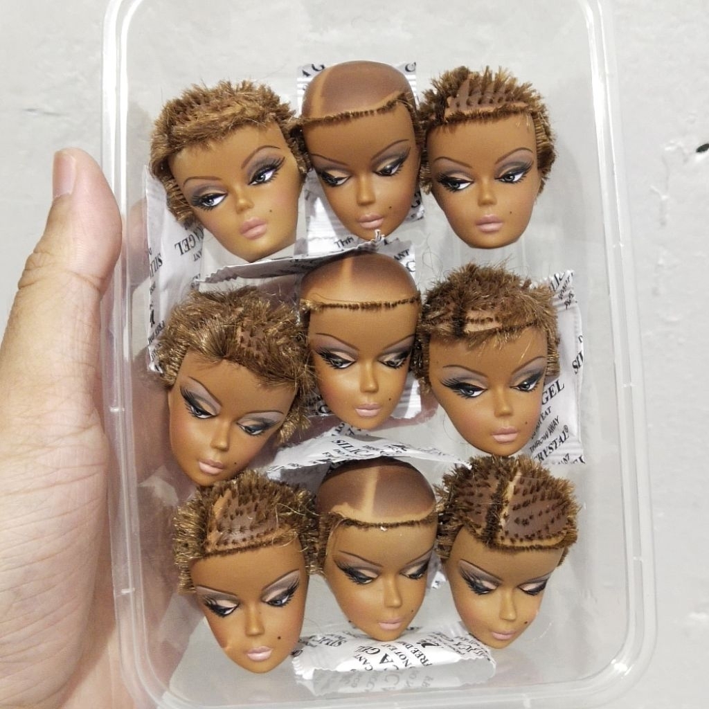 Kepala Barbie Silkstone skintone AA - Collector Head Barbie