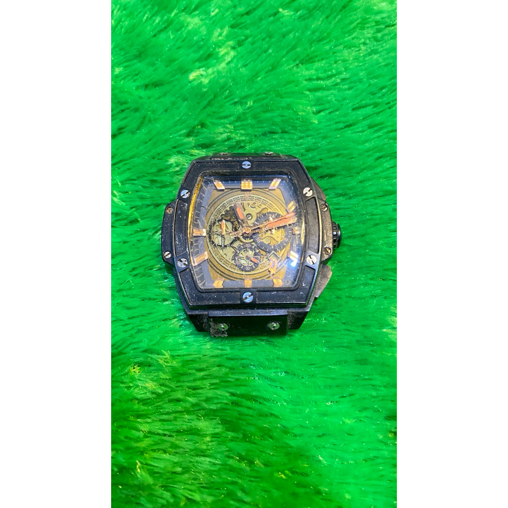 (Bahan) Kepala Jam Tangan Hublot Senna Champion 88 MP 06 Limited Edition berbahan stanles steel