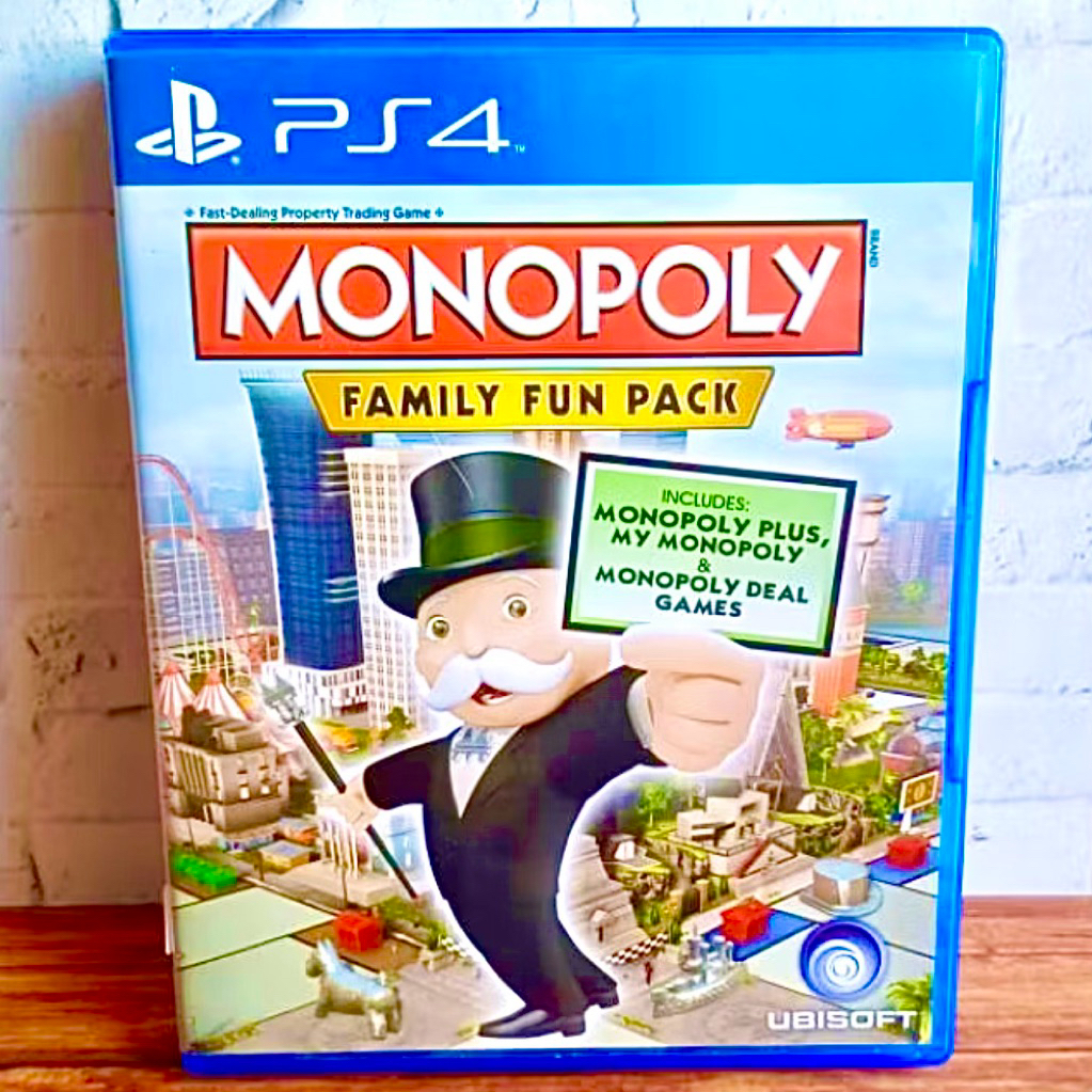 Monopoly Family Fun Pack Ps4 Ps5 Kaset Game Asli Sony PlayStation Ps 4 Ps 5 Seru games keluarga mono