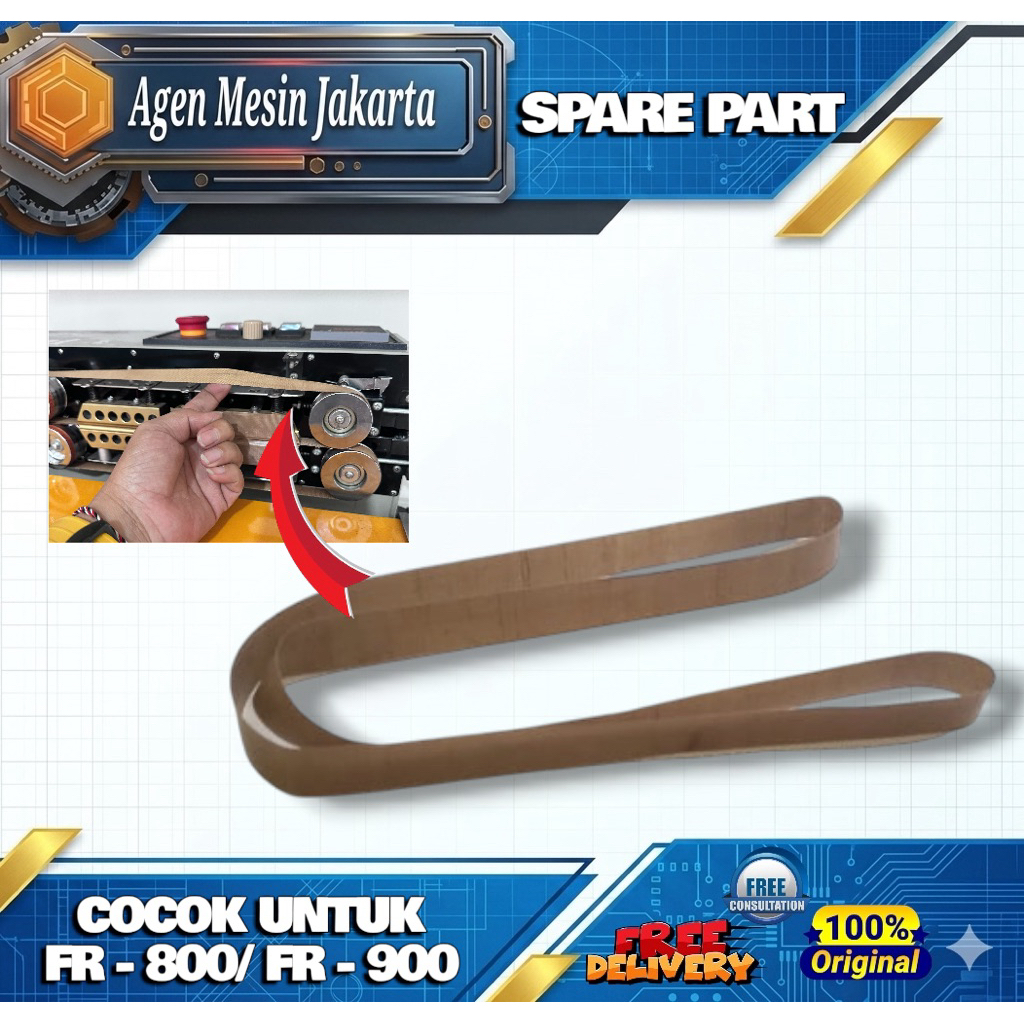 TEFLON BELT KAIN SEALER UNTUK CONTINUOUS SEALER FR-800 FR-900