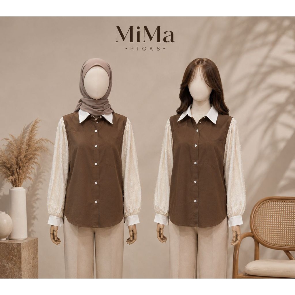 Kemeja ninety nine tangan panjang