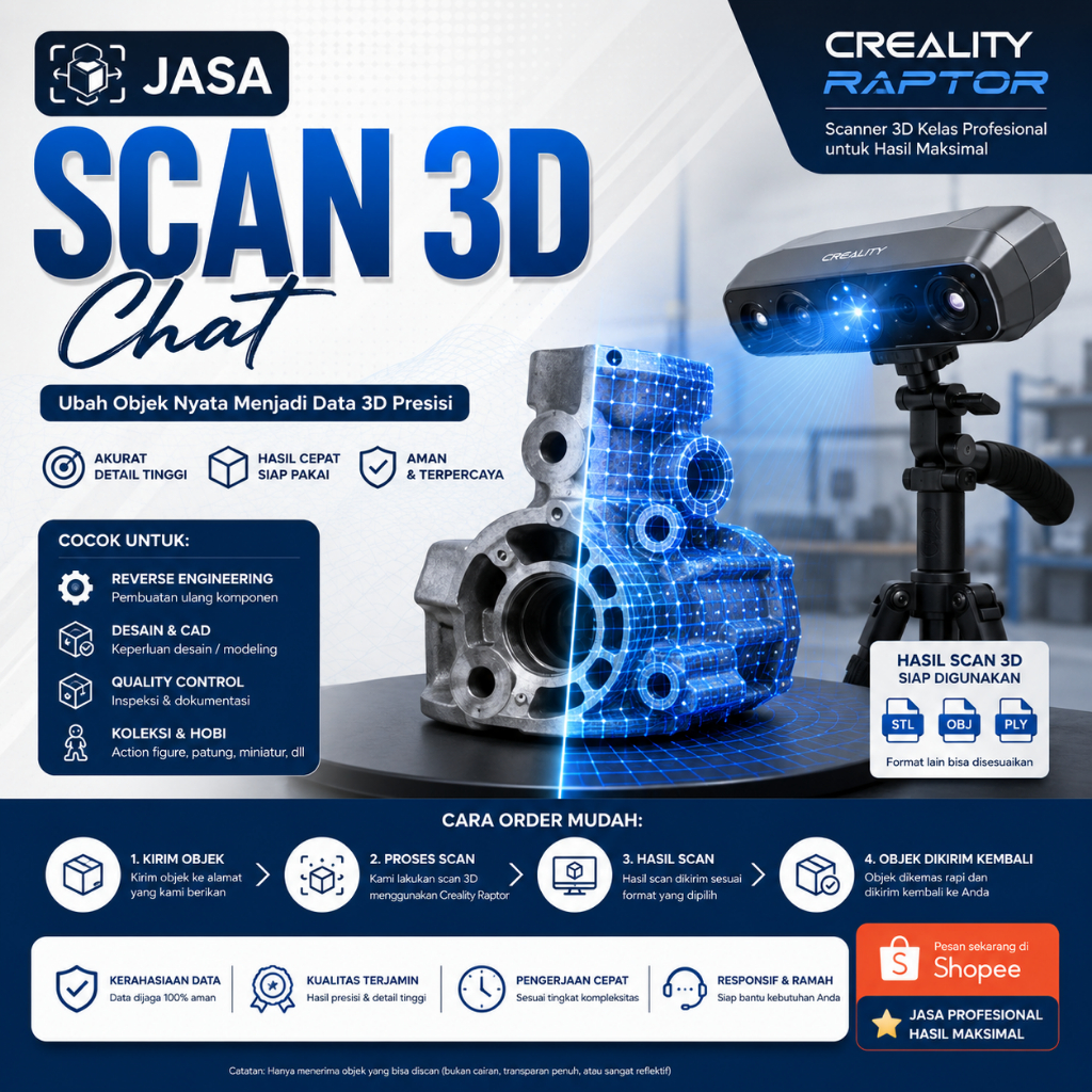 Jasa SCAN 3D MEDAN