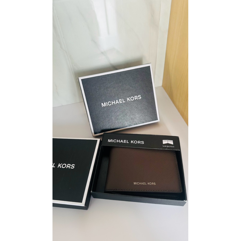 NEW READY MK WALLET DOMPET PRIA Kors Box