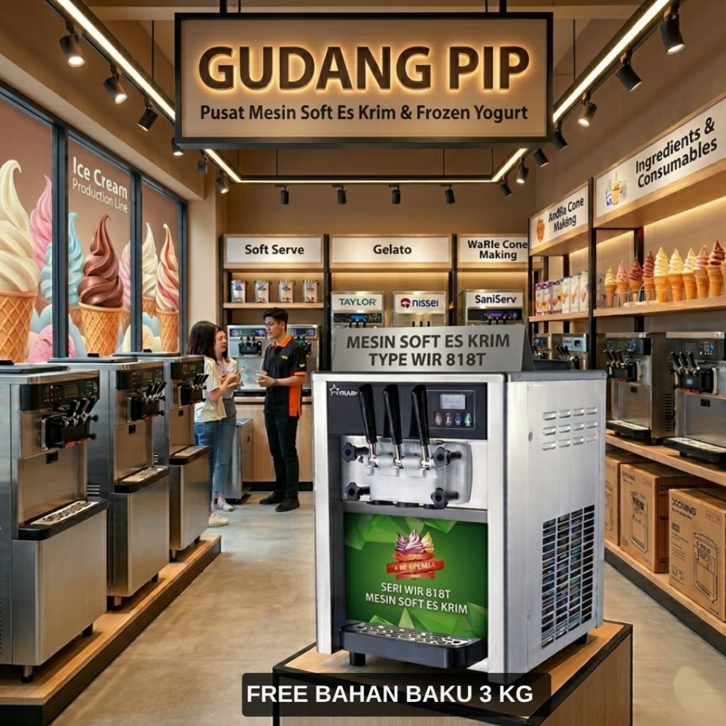 MESIN SOFT ICE CREAM  WIRASTAR WIR-818T
