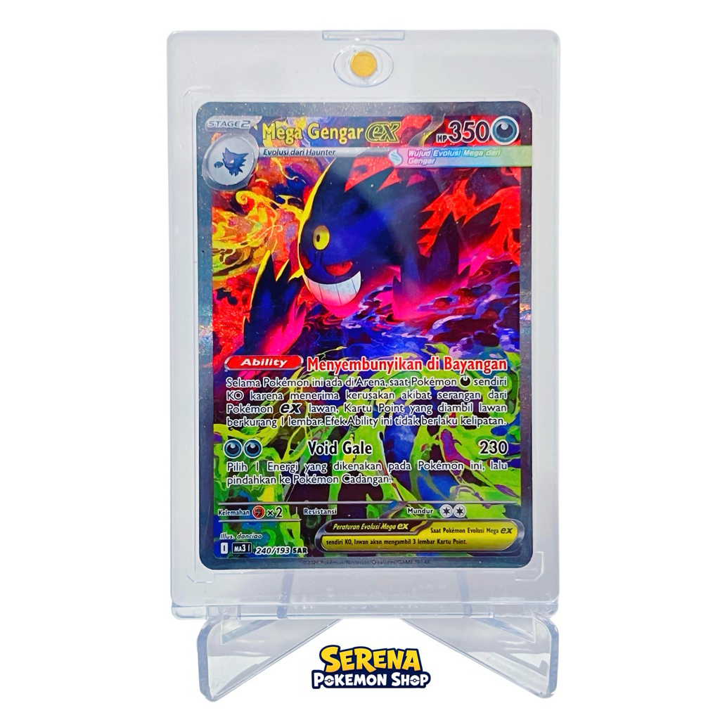 Mega Gengar EX SAR MA3 - Pokemon TCG Indonesia