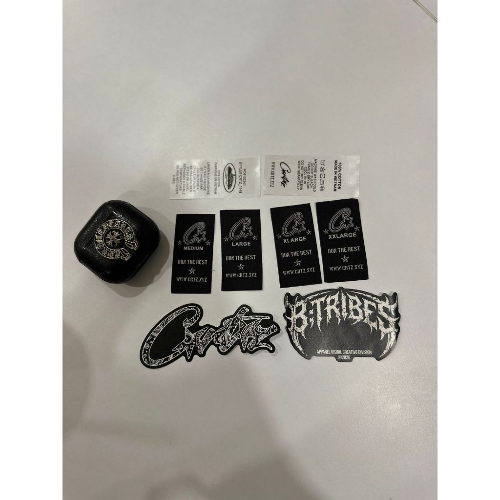 Woven Tag Corteiz - Punggung - Tag wash SATIN Brand