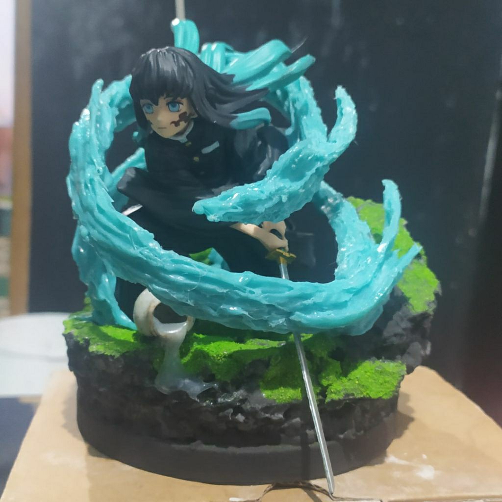 Custom Figure mainan hiasan diorama pajangan meja kerja tempat kamar tidur lampu workspace muichiro 