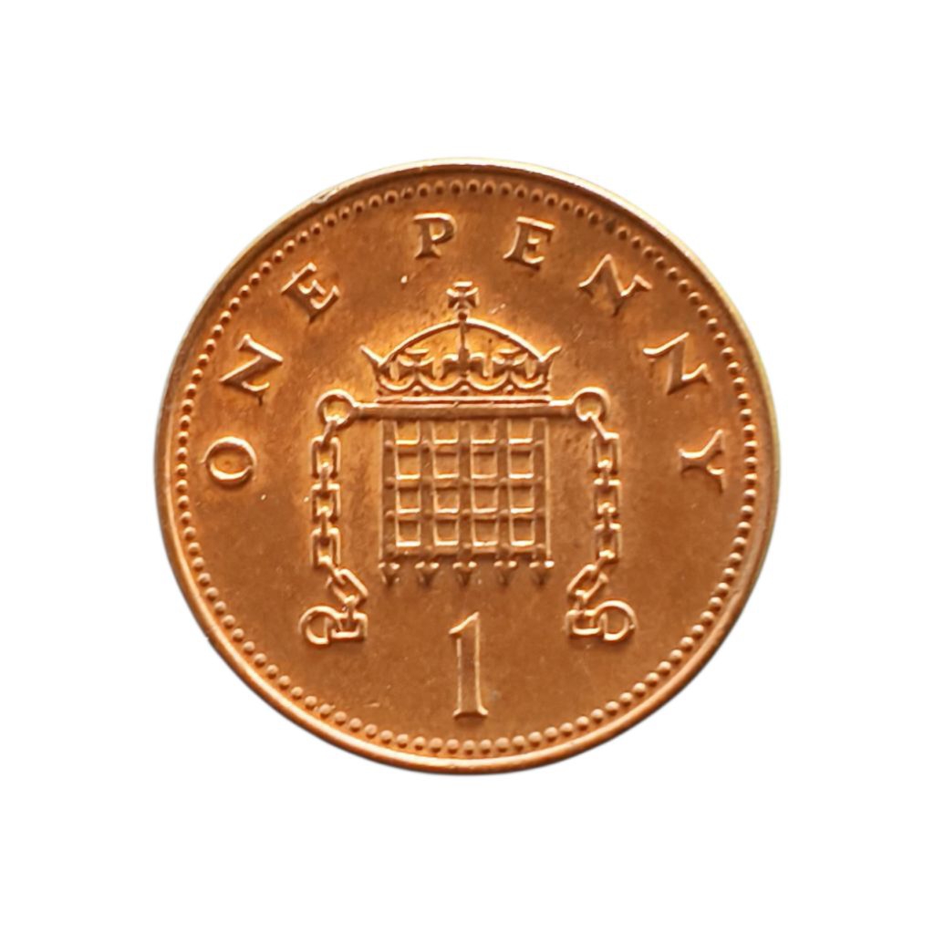 Koin asing Inggris One Penny 2008