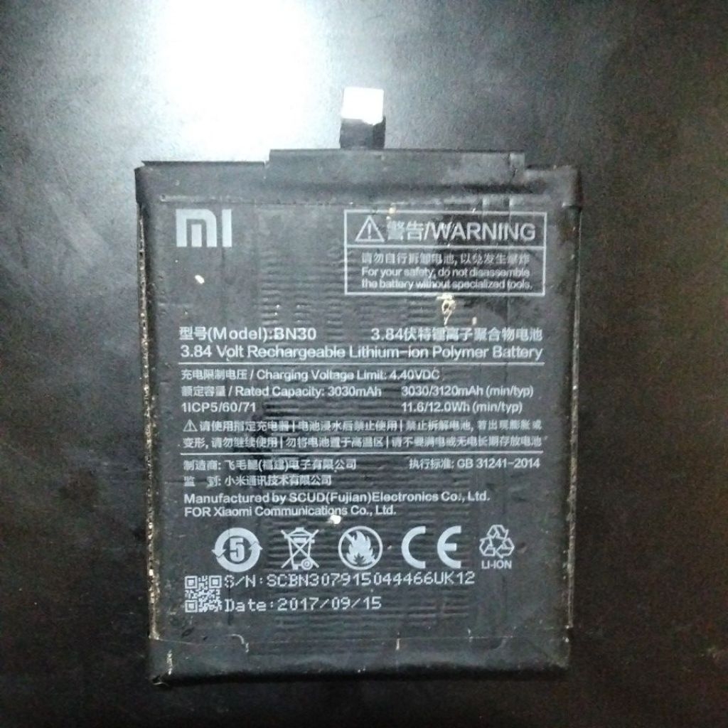 baterai redmi 4a