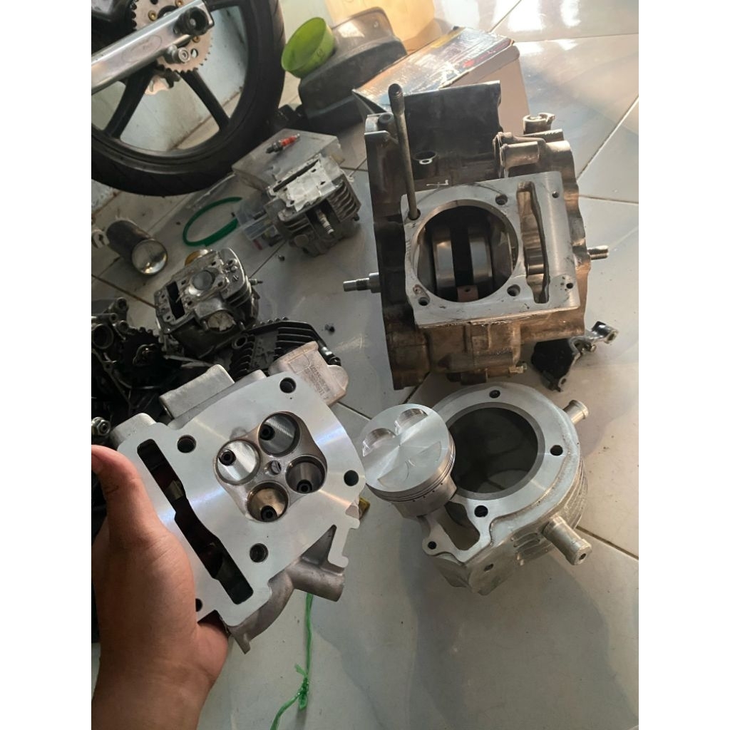 KRENGKES MX KING 2PV, HEAD MOTO1 28/25, KRUK AS REDLEO L68, BLOK BILED CUSTOM BYPASS, PISTON SUPER F