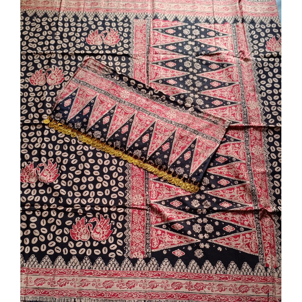 batik Jambi ori ronce koin emas