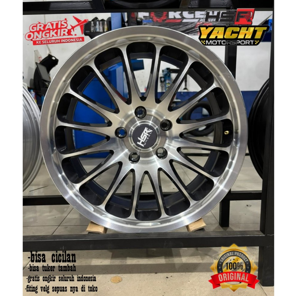 VELG RACING HSR TOLITE RING 17 COCOK UNTUK MOBIL XPANDER TERIOS RUSH INNOVA CIVIC-YACHT