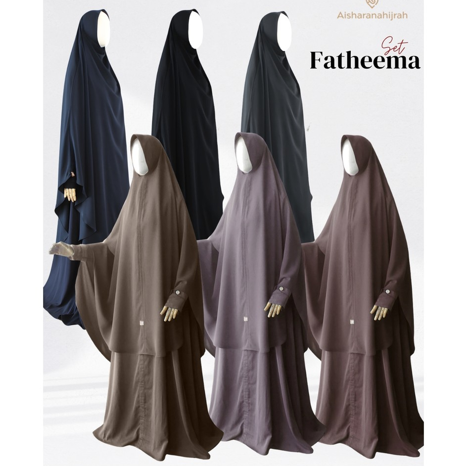 AISHARANA || PO || FATHEEMA SET FK (Set Gamis+FK+Cadar) (Fortaleza)