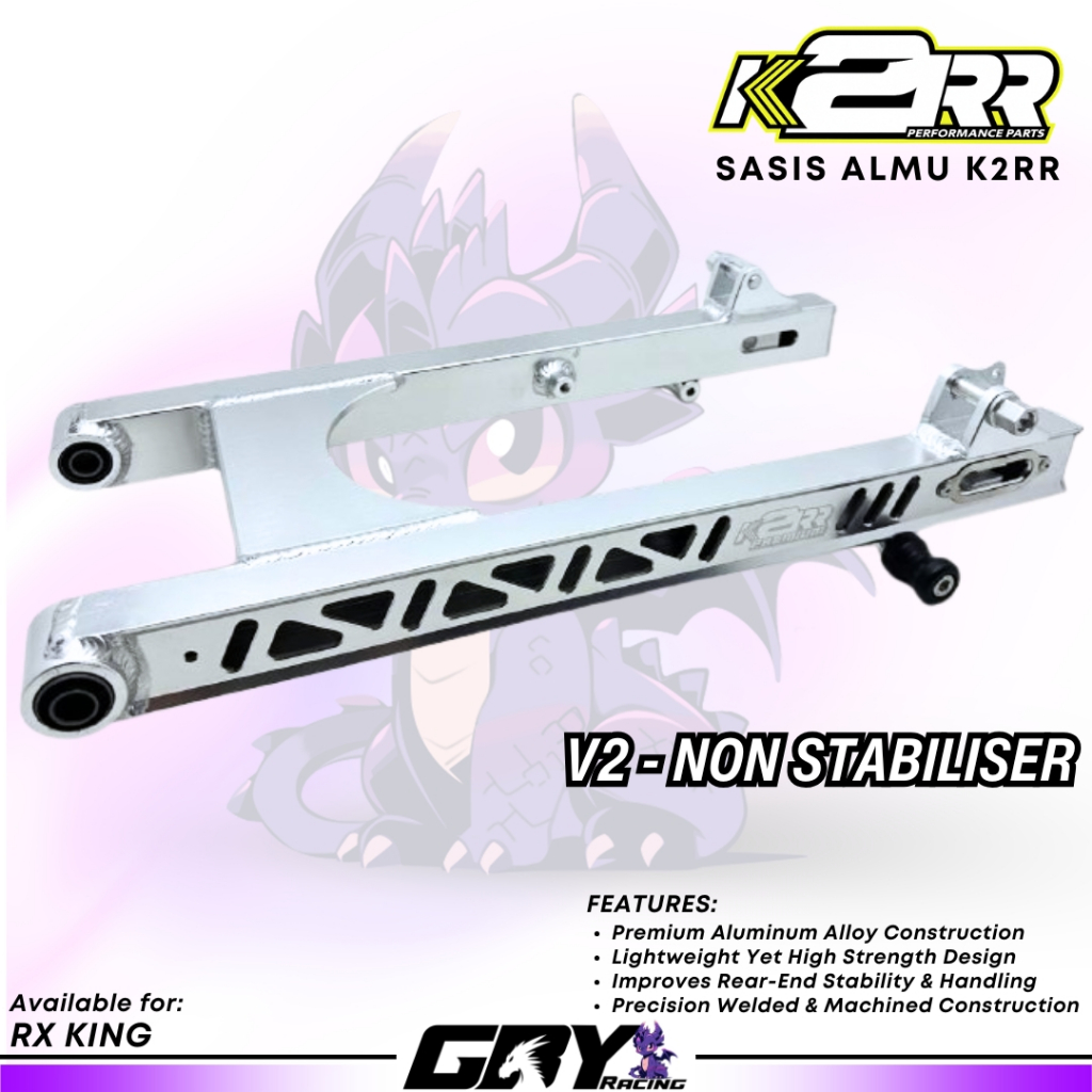 K2RR Aluminium V2 Swing Arm RXK - Sasis Belakang Rx King K2RR Original