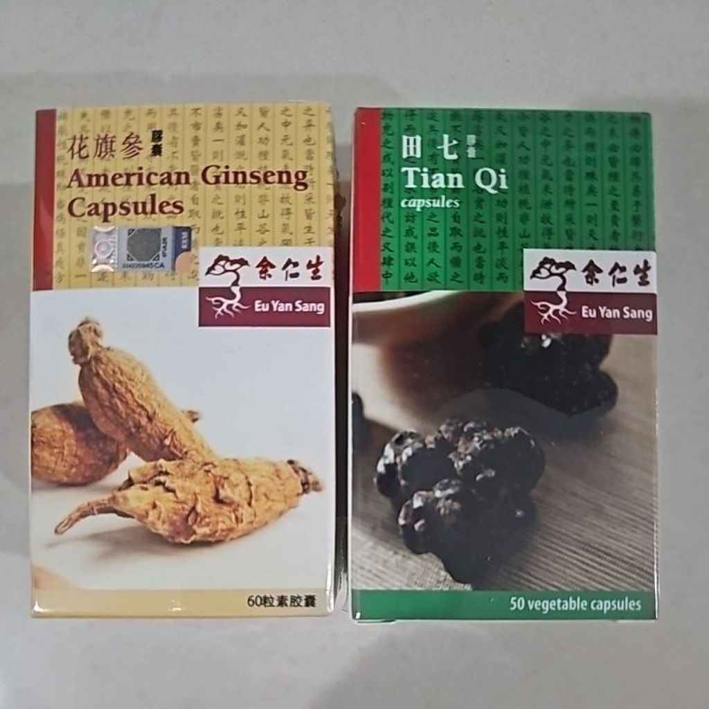 Tien Qi & American Ginseng Capsules - EU YAN SANG
