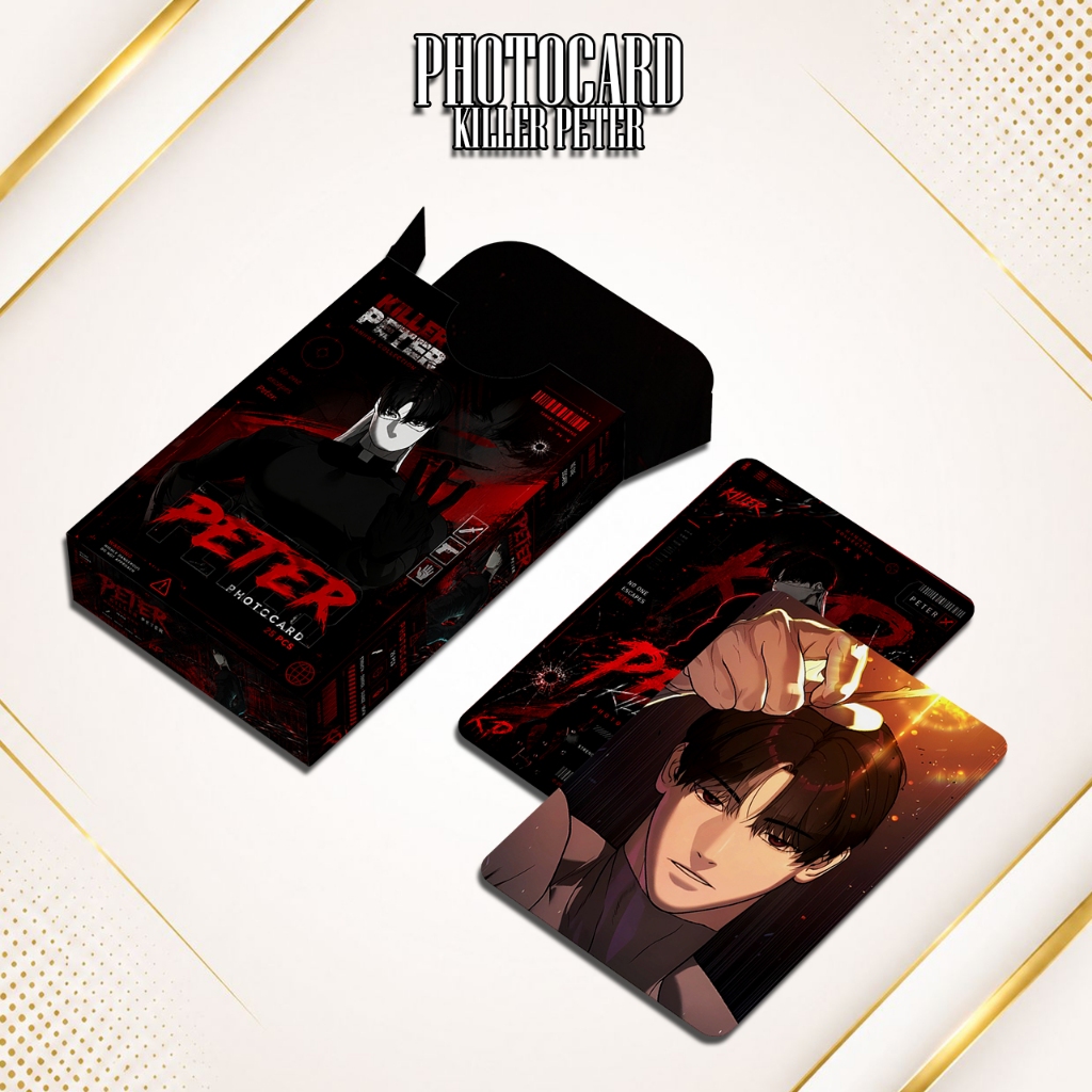 PHOTOCARD SET PETER MANHWA KILLER PETER PREMIUM FREE BOX