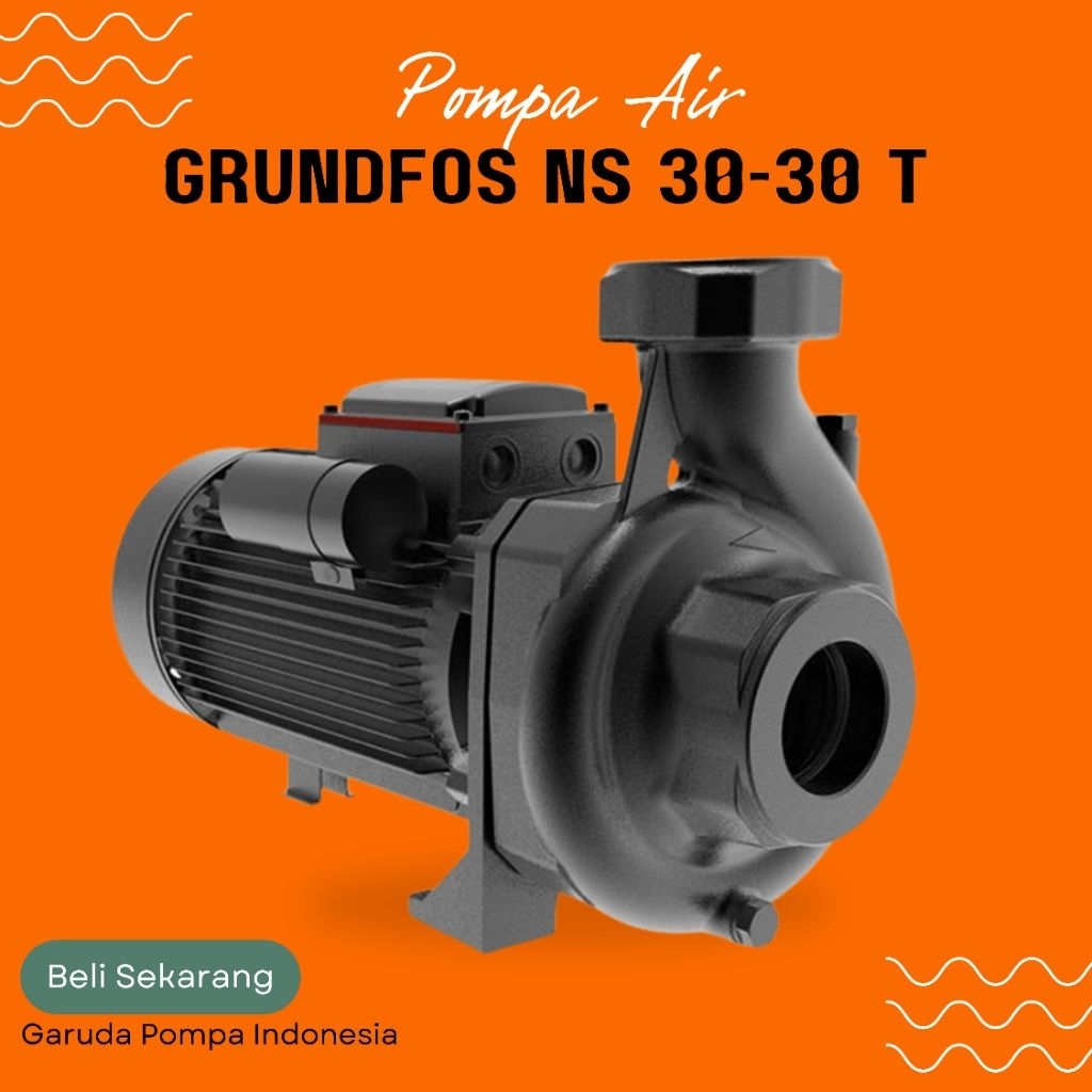 Grundfos ns 30-30T 3kw 3phase 50Hz kapasitas besar
