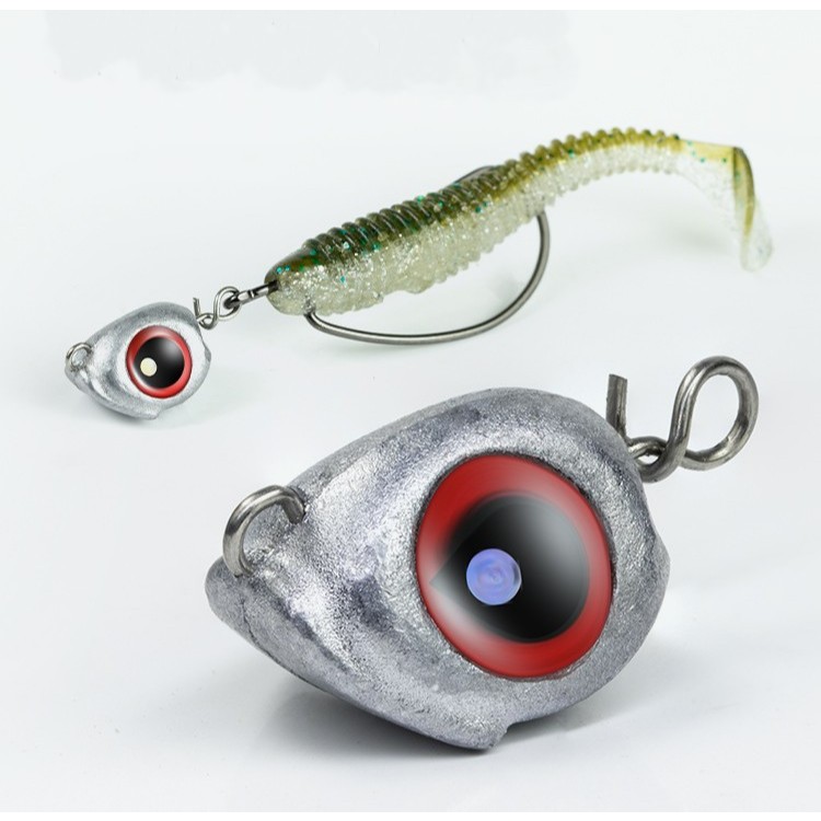Sinker Head Premium Pemberat Kail Wormhook untuk Carolina Rig Soft Lure isi 10PCS Anti Sangkut Mata 