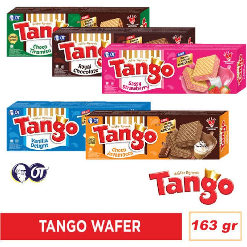Tango Wafer Renyah Kotak 163 gram
