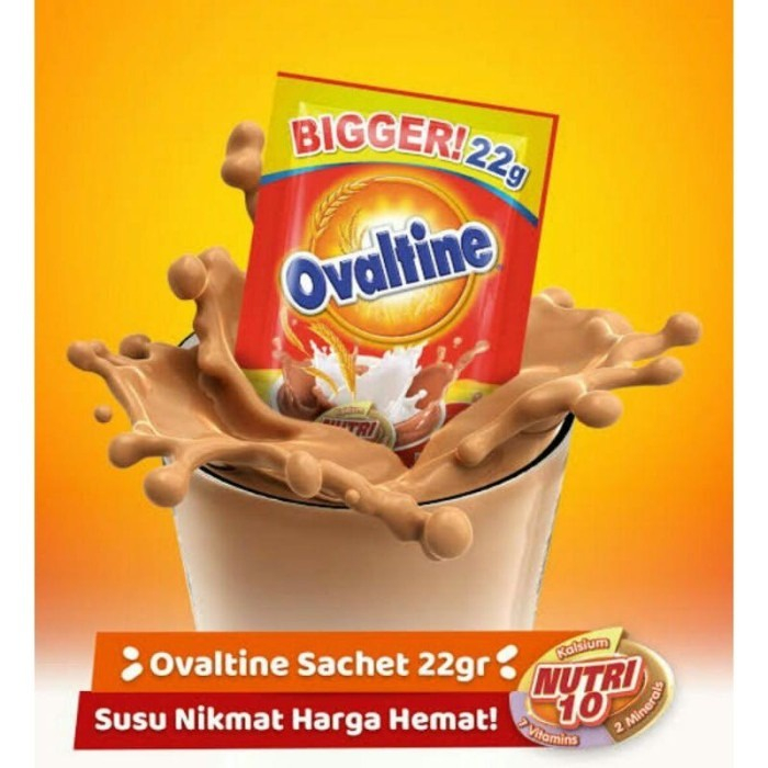 Ovaltine Chocolate Malt Drink Big Sachet 22gram