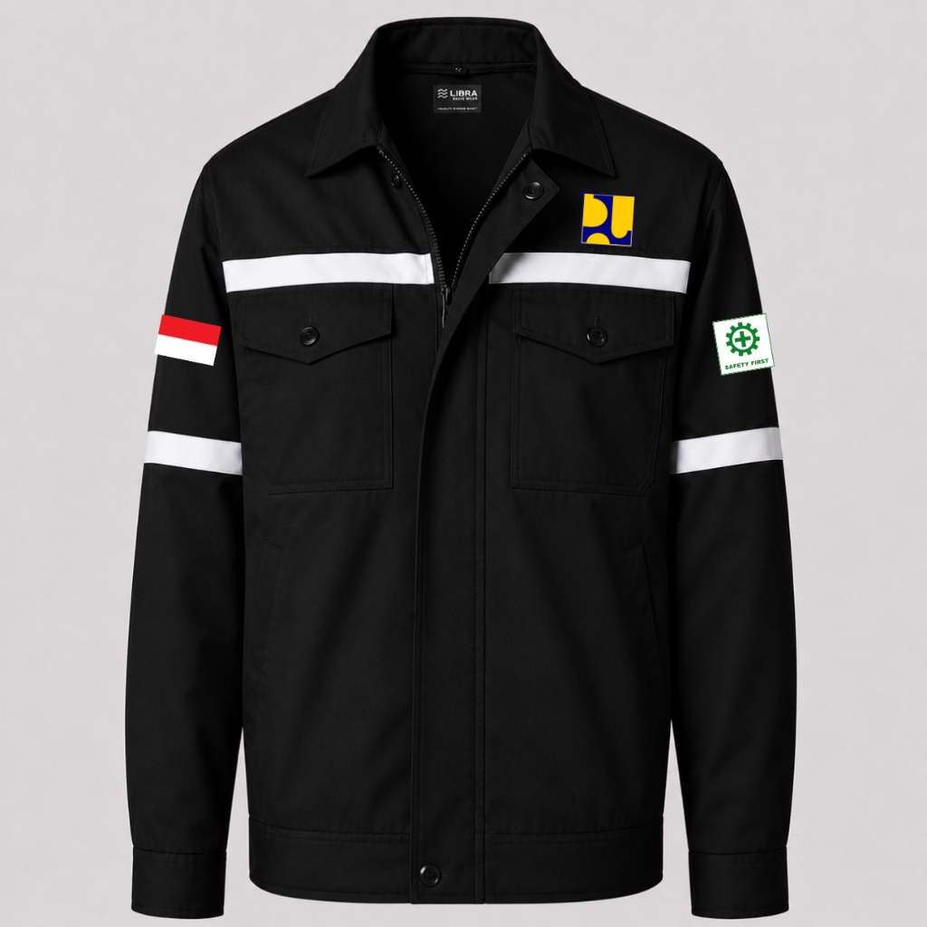 Termurah  Baju Kemeja Seragam Wearpack PDH PDL Safety K3 Dinas PUPR Pria Wanita Lengan Panjang Kerja