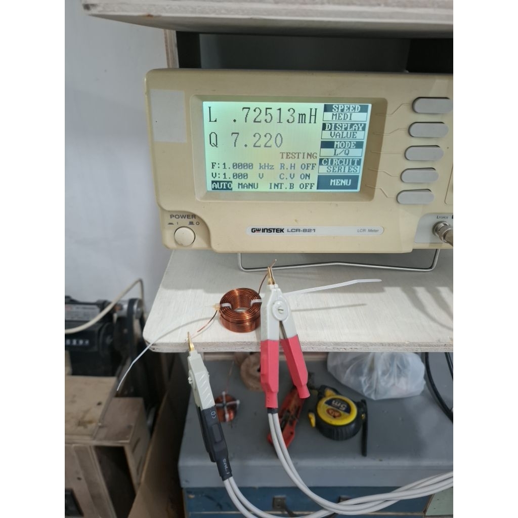 coil lilitan crossover pasif 0,72mh 0,8mm