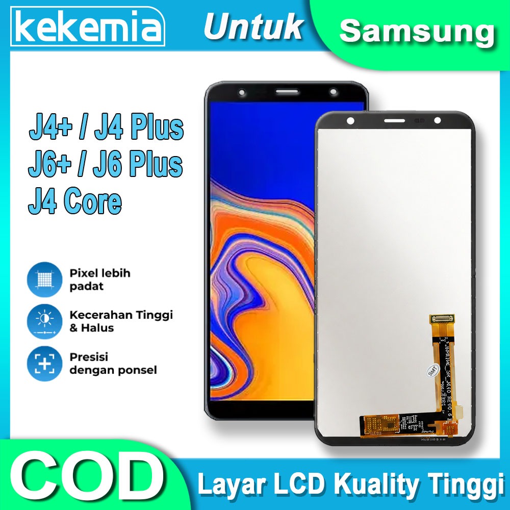 LCD Untuk Samsung Galaxy J4+ J4 Plus Galaxy J6+ J6 Plus Galaxy J4 Core LCD TouchScreen Penggantian L
