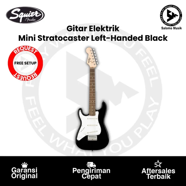 Gitar Elektrik Squier Mini Stratocaster Left-Handed Original