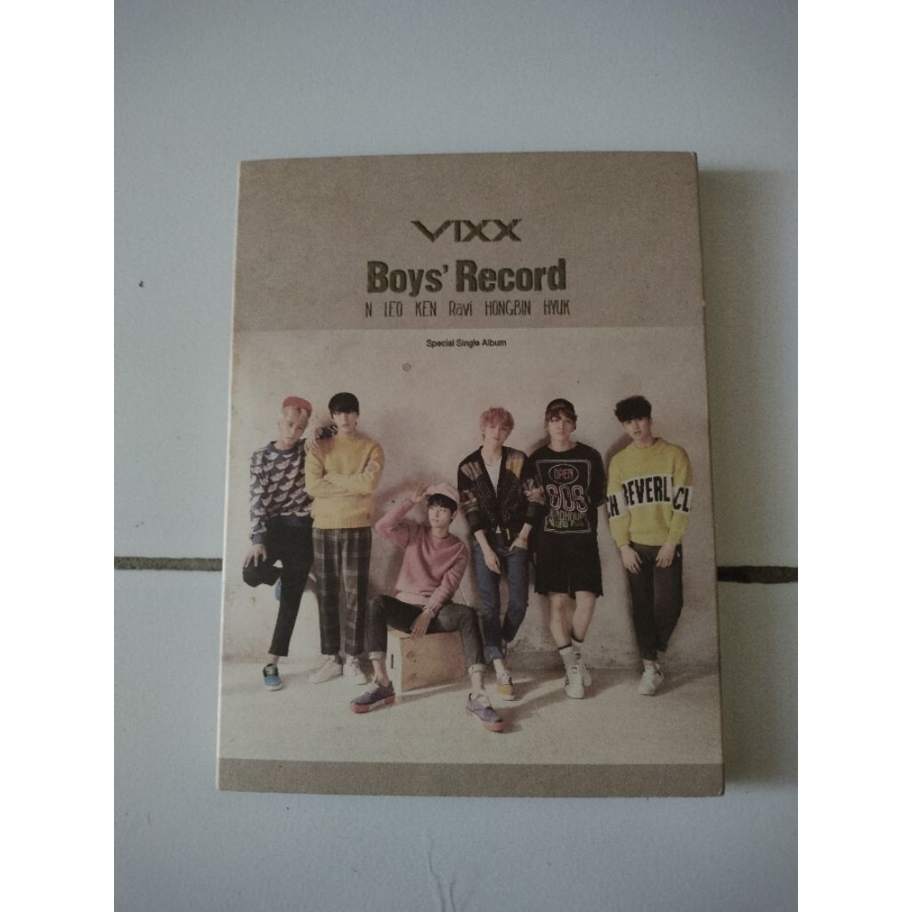 album only VIXX boys record