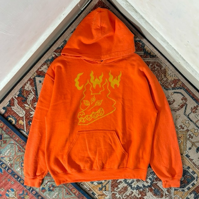 HOODIE POLER ORANGE