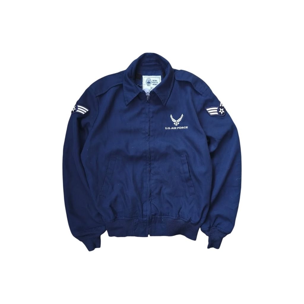 US AIR FORCE - Jaket Pria Jaket Militer Navy Size XL