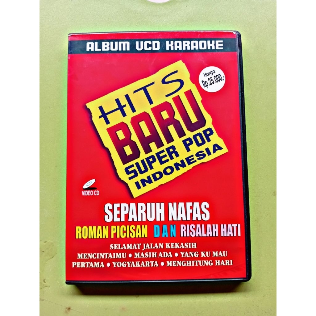 Vcd Original HITS BARU SUPER POP INDONESIA