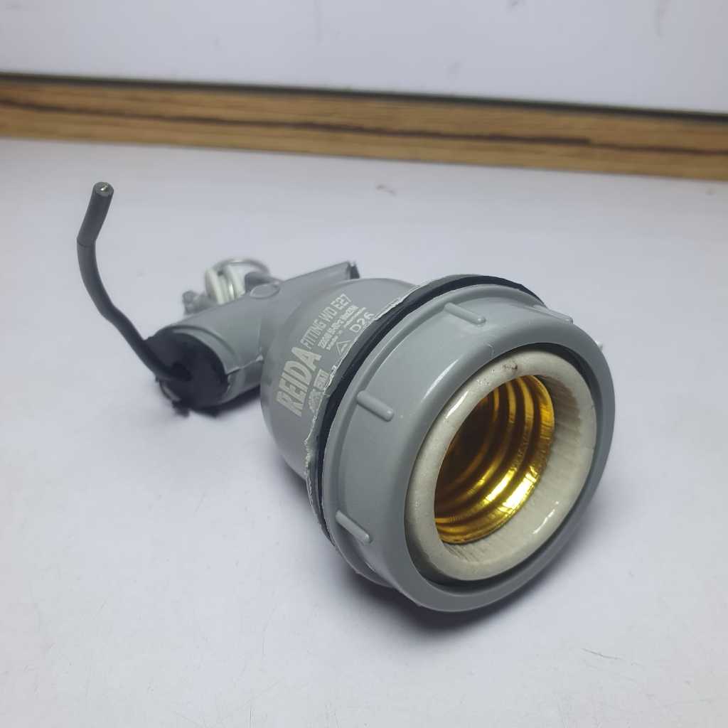 FITING LAMPU KAP WD E27 - FITING LAMPU TOPI HIJAU E27 - FITING LAMPU JALAN GANTUNG TOPI HIJAU E27