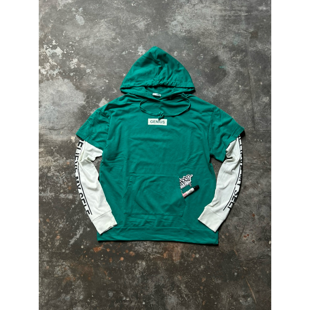 COLZA Longsleeve Hoodie Sz M Original Kode A297