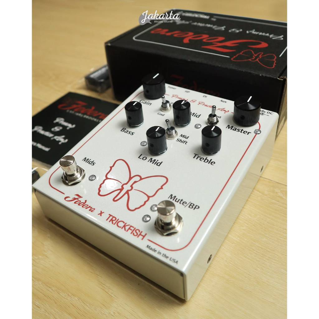 Fodera x Trickfish Preamp & Practice Amp Bass Pedal
