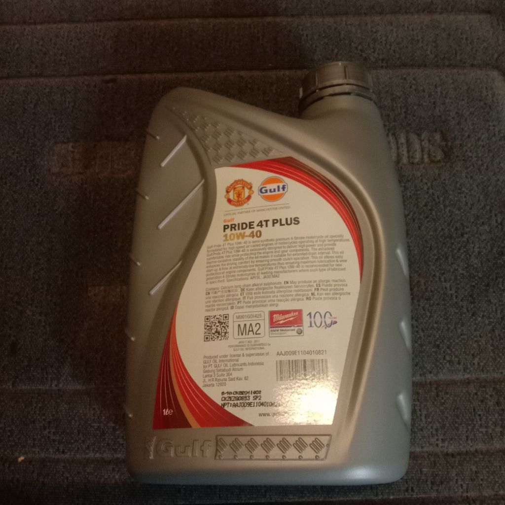 OLI MESIN GULF 10W-40 LITER
