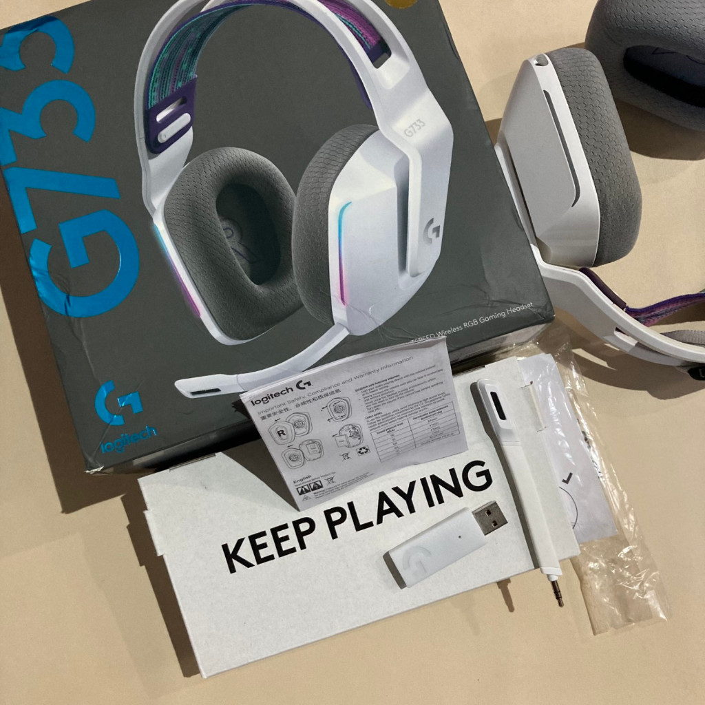 Headset Logitech G733 LIGHTSPEED Wireless 7.1 Surround Gaming Second Original