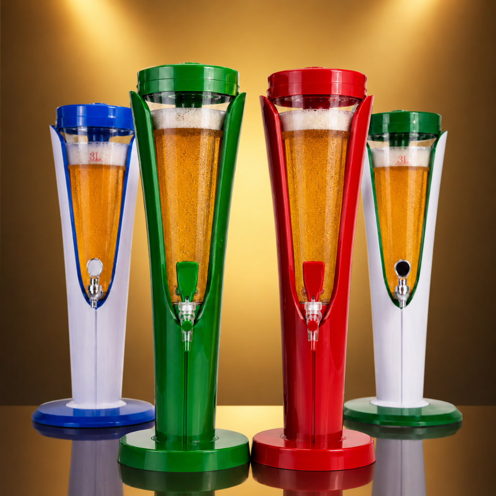 BERGARANSI Premium Luxury Botol Tower Dispenser 3L – Botol Tower Premium Mirip Botol Bir Bintang, He