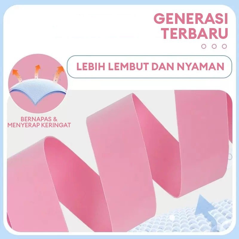OFFICIAL 2pcs Karet Raket Grip Menyerap Keringat Grip Raket Tenis Lapangan Anti-Selip Grip Karet