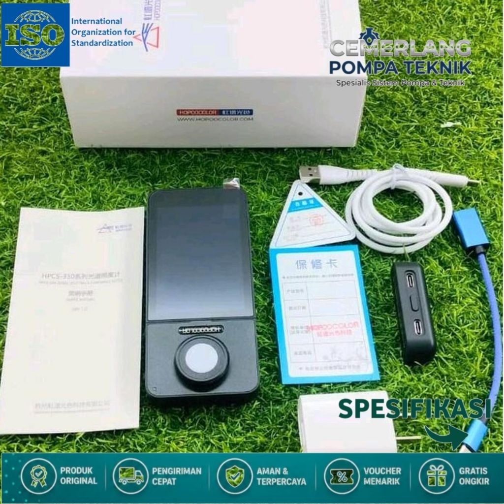 LUX Light Meter Spectrum Measurement Led Spectrum Analyzer CCT CRI Spectrometer HPCS-330