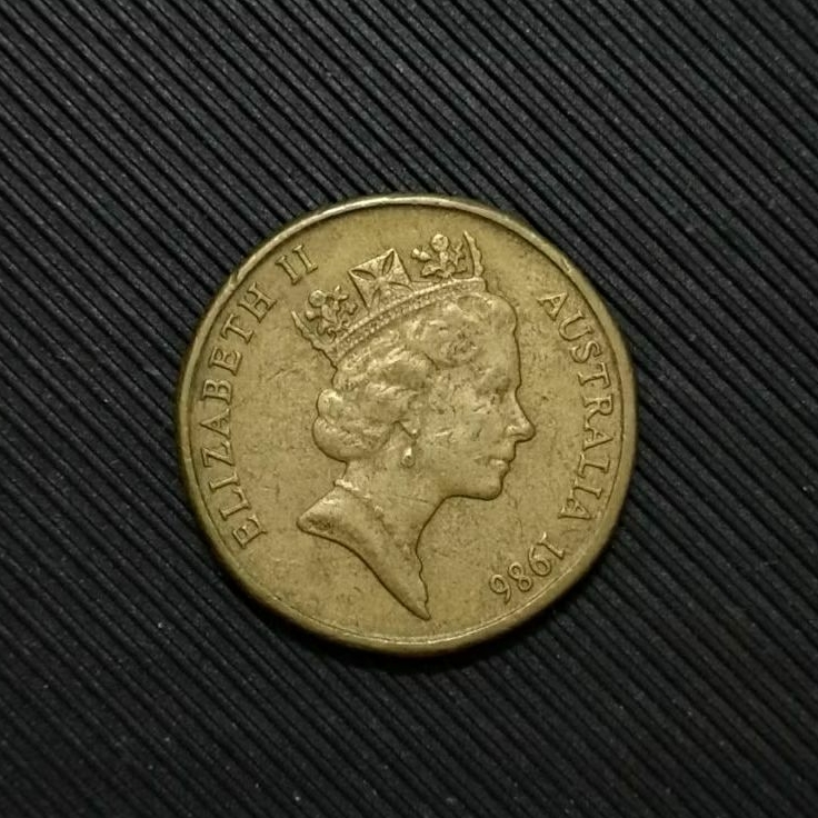 Koin Australia1 Dollar 1986.