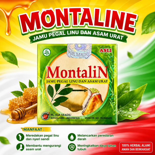 promo & cod|montalinTeng Asam Urat Nyeri Tulang 40 Kapsule