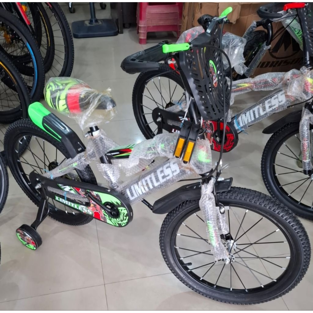 Sepeda Anak Sepeda BMX 18 Inch LIMITLESS ( JARI-JARI MOTOR )