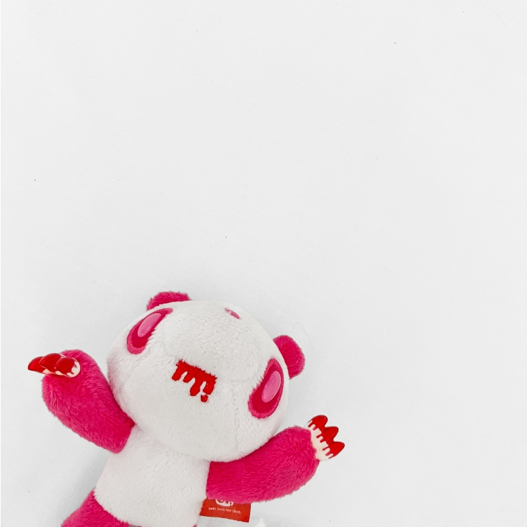 pink gloomy bear charm