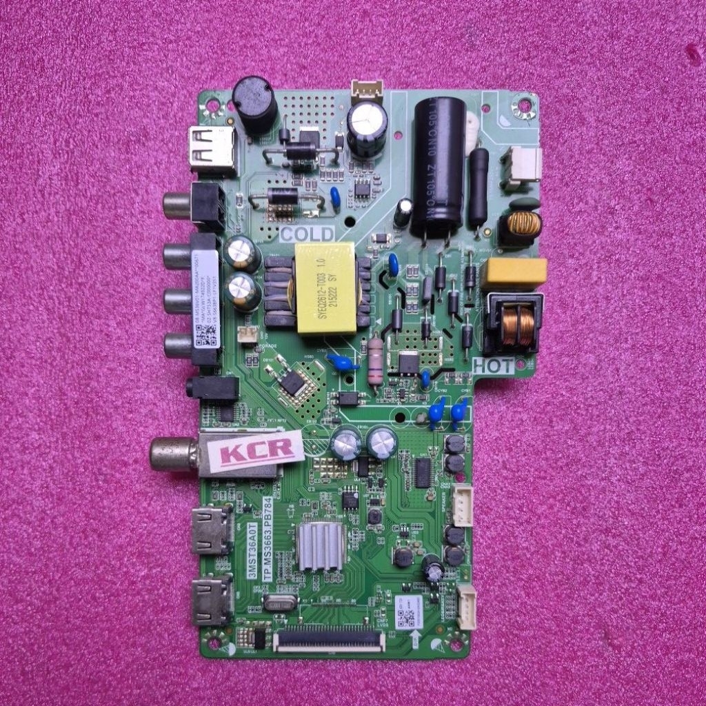 MB MainBoard Tv Led TCL 32B3 L32D3000B Soket Besar