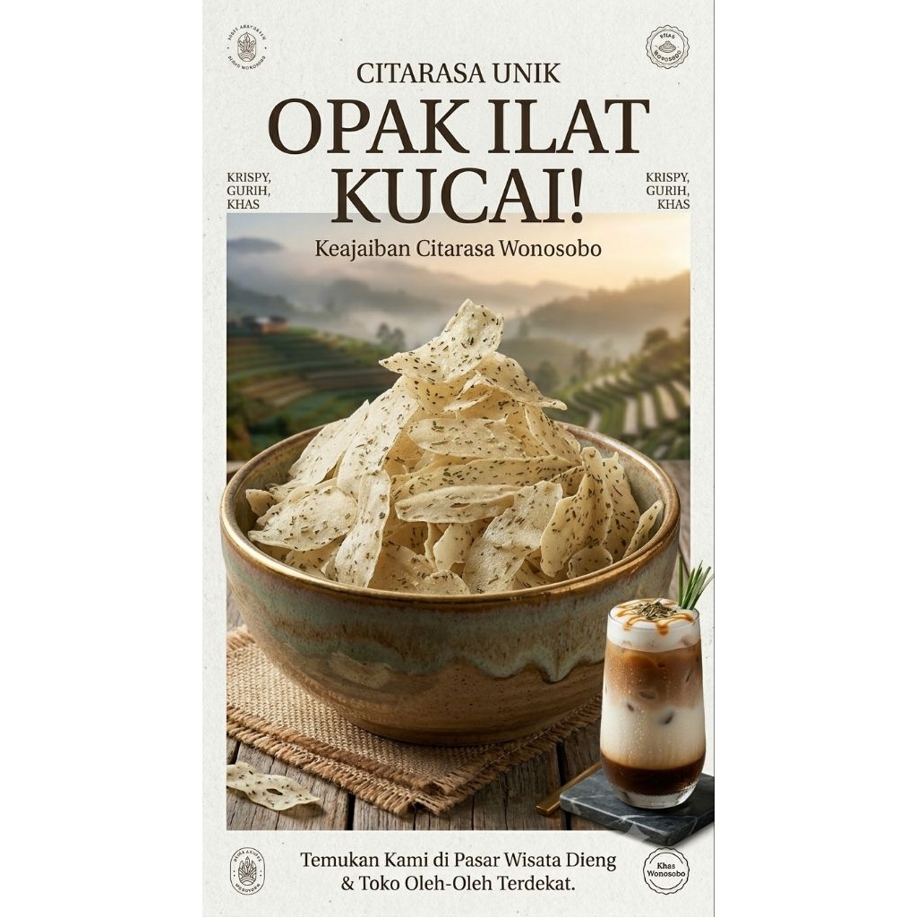 OPAK ILAT SINGKONG 1 KG KHAS WONOSOBO OPAK SINGKONG WONOSOBO (BISA COD)