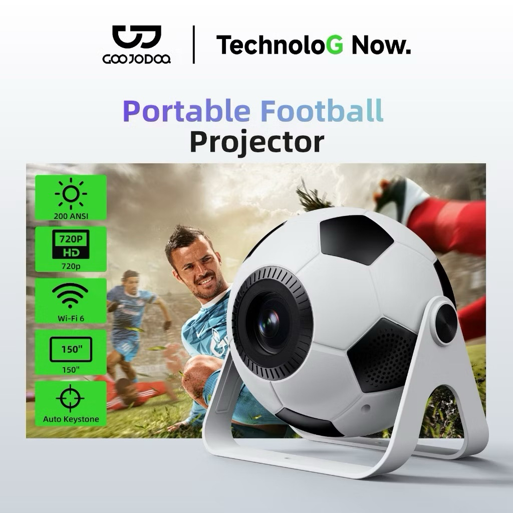 Goojodoq PROYEKTOR ANDROID 4K WIFI Bluetooth / PROJECTOR ANDROID MINI / PROYEKTOR MURAH / PROYEKTOR 