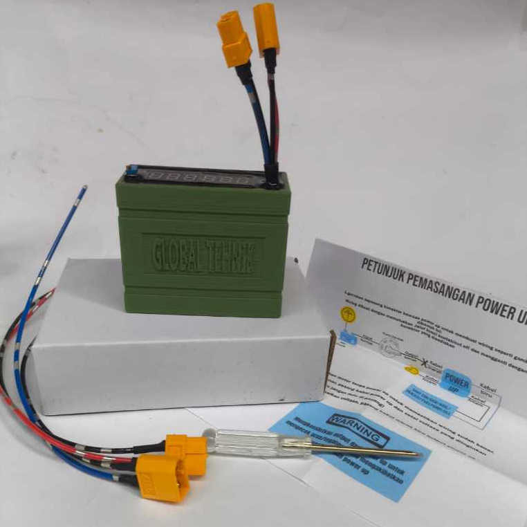 POWER UP ADJUSTABLE SEMUA MOTOR PENYETABIL KELISTRIKAN MOTOR PENGUAT VOLTASE AKI MOTOR AKI ANTI TEKO