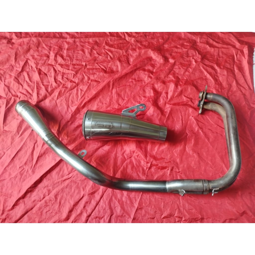 Knalpot R9 GP Ninja 250Fi old Original Second
